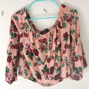 Floral Cropped Blouse